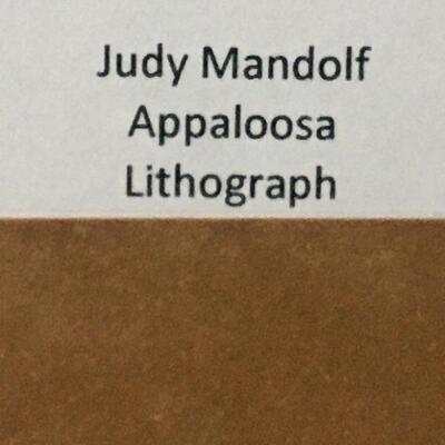 JUDY MANDOLF â€œAppaloosaâ€ Signed Lithograph. LOT A33
