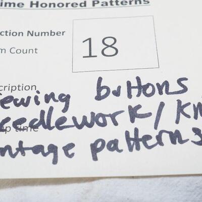 Lot 18 sewing knitting craft lot