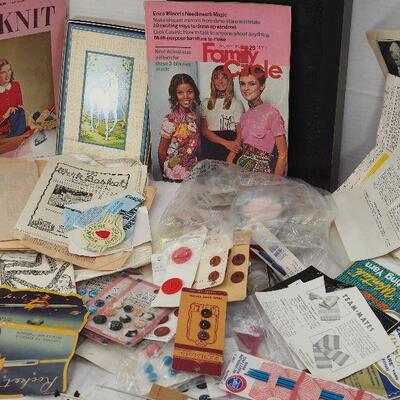 Lot 18 sewing knitting craft lot
