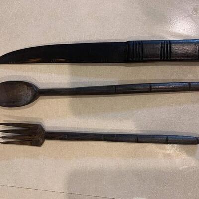 Vintage set of African utensils 