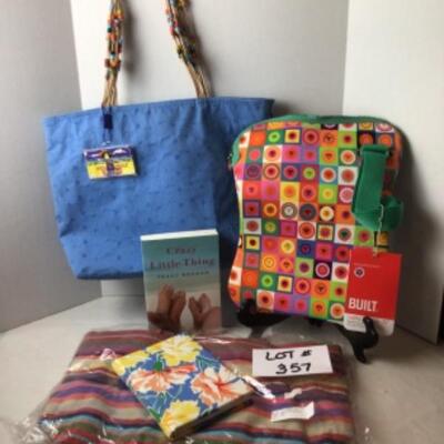 P357 Summer Beach Totes, BUILT Laptop Sling 