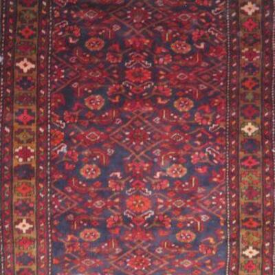 Persian hamedan Vintage Rug 9'5
