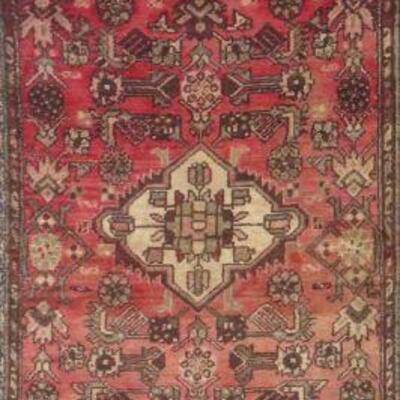 Persian hamedan Vintage Rug 8'5"x2'7" Retail $2281.5