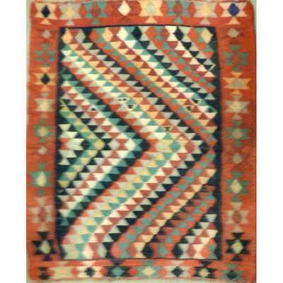 Persian Vintage Seneh Kilim 6'7"x4'5" Retail $2256