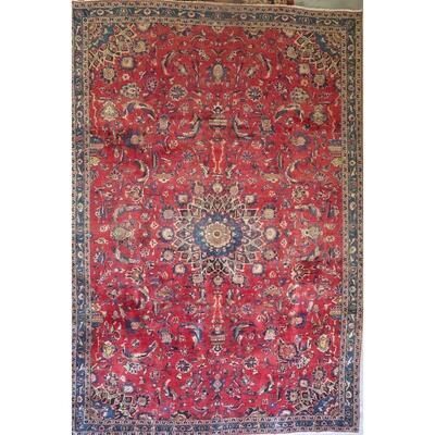 Persian mashad Vintage Rug 8'11"x5'7" Retail $7260