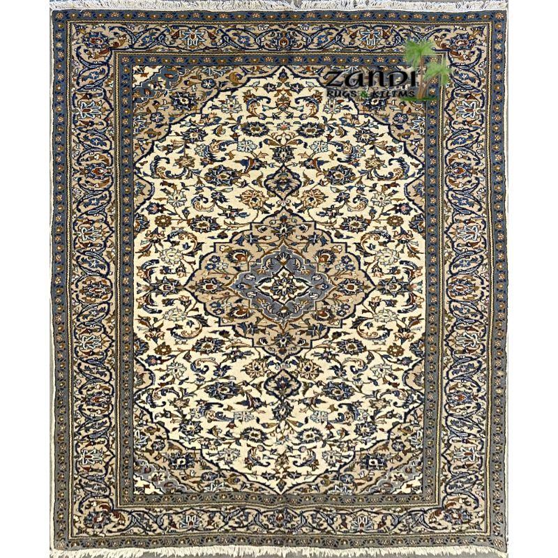 3'x5' Polypropylene Black or Beige Kashan Medallion Area Rug