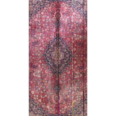 Persian mashhad Vintage Rug 8'10"x4'6" Retail $4149