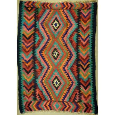 Persian Vintage Seneh Kilim 6'1"x4'11" Retail $2334