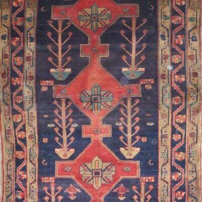 Persian hamedan Vintage Rug 8'5"x4'7" Retail $4045.5