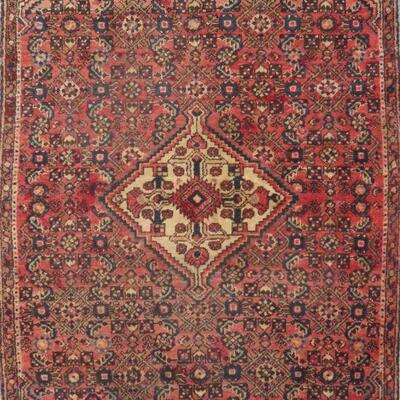 Persian hamedan Vintage Rug 5'5"x3'9" Retail $2074.5