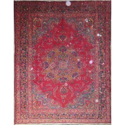 Persian mashhad Vintage Rug 12'4"x9'4" Retail $11928