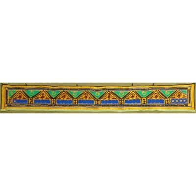 Handmade Afghanistan Cotton Decoration 126"x17" Retail $898.5