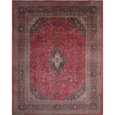 Persian mashhad Vintage Rug 12'2"x9'7" Retail $12135