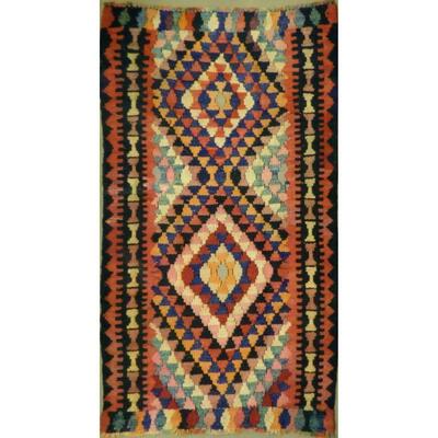 Persian Vintage Seneh Kilim 7'8"x4'1" Retail $2412