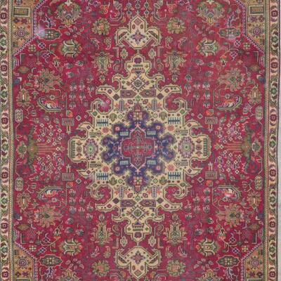 Persian hamedan Vintage Rug 7'5"x5'0" Retail $3838.5