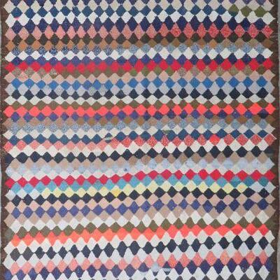 Persian Seneh, Vintage Kilim 6'0"x4'0" Retail $1867.5