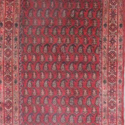 Persian hamedan Vintage Rug 7'2"x3'5" Retail $2490