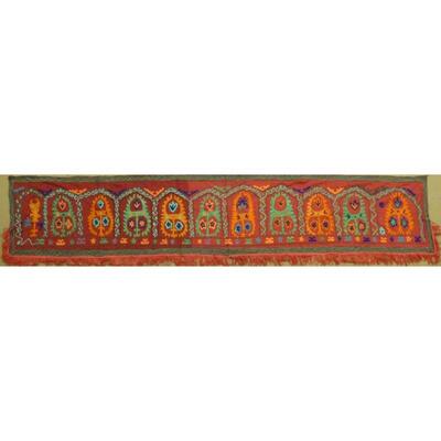 Handmade Afghanistan Cotton Decoration 128"x23" Retail $898.5