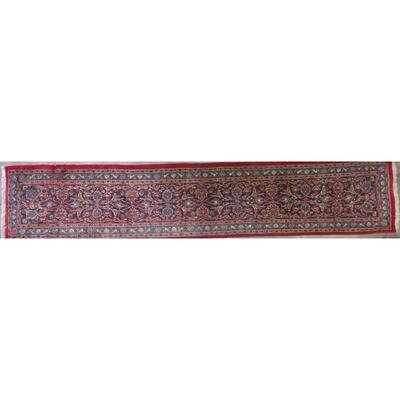 Persian mashhad Vintage Rug 12'8"x2'5" Retail $3216