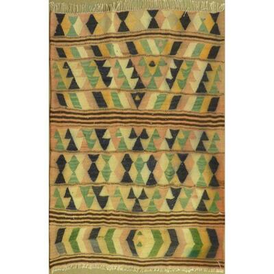 Persian Vintage Seneh Kilim 4'2"x4'9" Retail $1555.5