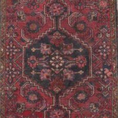 Persian hamedan Vintage Rug 8'10"x2'5" Retail $2178