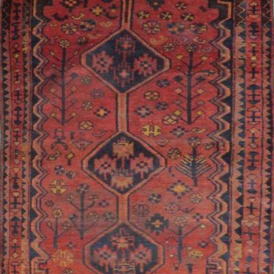 Persian hamedan Vintage Rug 6'4"x4'2" Retail $2697