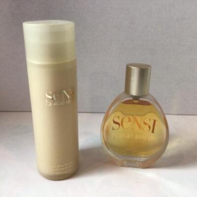 P444 New Giorgio Armani SENSI Parfum and Bath Gel 