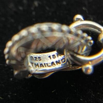 K451 Sterling & 18k gold Barbara Bixby Cross Necklace  Pendant 