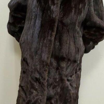 Luxurious Brown Full length Ladies Mink Coat 