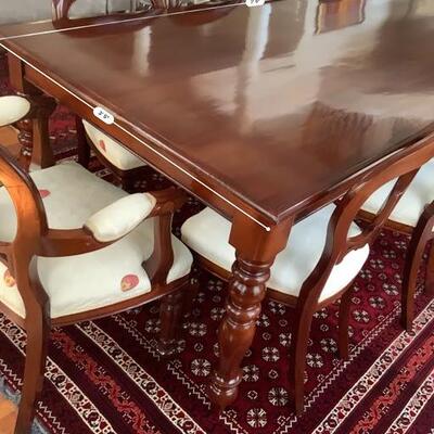 Heirloom Solid Large Mahogany Dining Table