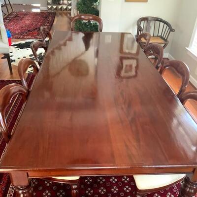 Heirloom Solid Large Mahogany Dining Table