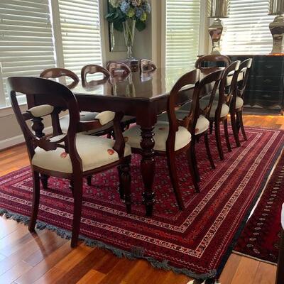 Heirloom Solid Large Mahogany Dining Table