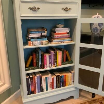 Art Deco Hand Painted Cabinet /Book Shelf 