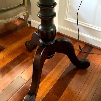 Round Solid Mahogany Pedestal Table