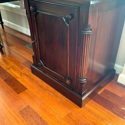 Solid Mahogany Display Cabinet/Bookcase