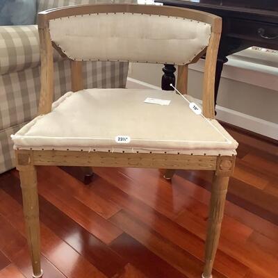Restoration Hardware Handcrafted Swedish Demi-Lune Chair