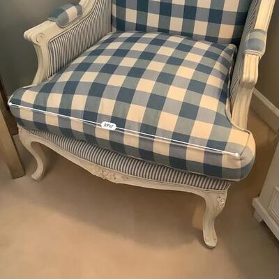 French Provincial Style Upholstered Arm Chair 
