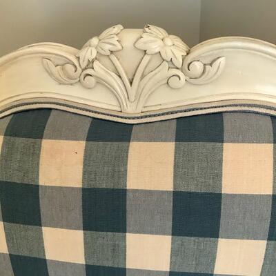 French Provincial Style Upholstered Arm Chair 