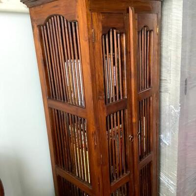 Balinese Display Storage Cabinet - with door