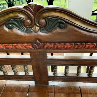 Bali bench and cushions