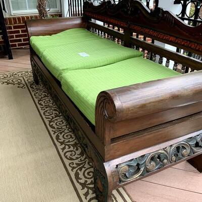 Bali bench and cushions