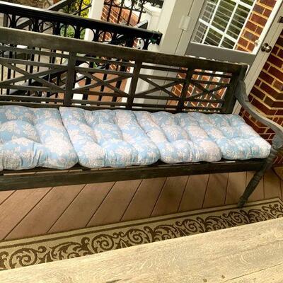 4 Seater Wooden Bench