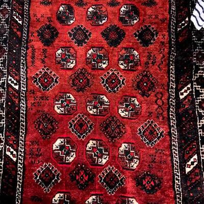 Afghan Vintage Handmade Balauch Persian Carpet