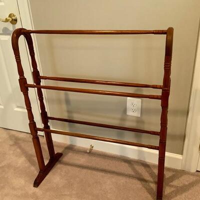 Wooden Towel Blanket  Rail