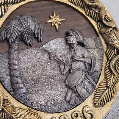 Lot 41: Vintage 1986 Michael Ricker Pewter Plate 