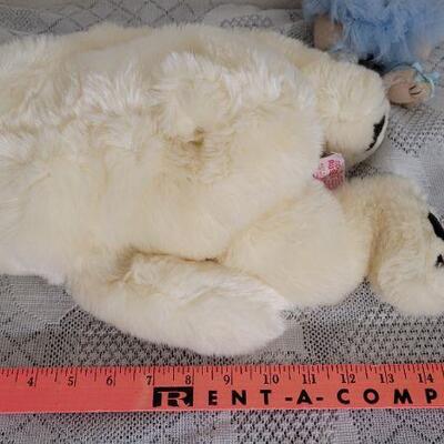 Lot 42: Pair of Vintage Nee Stuffed Animals 