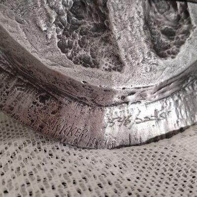 Lot 47: Vintage 1987 Michael Ricker Pewter Plate 