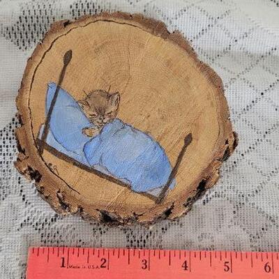 Lot 48: Vintage Handpainted Original Artwprk on Wood