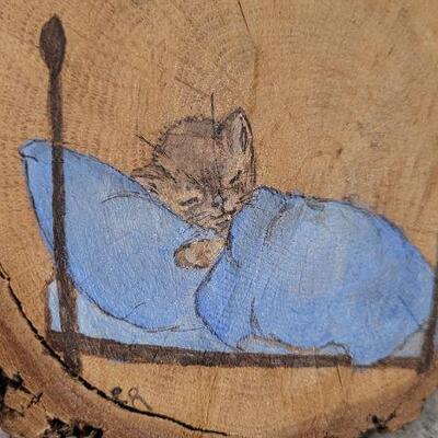 Lot 48: Vintage Handpainted Original Artwprk on Wood