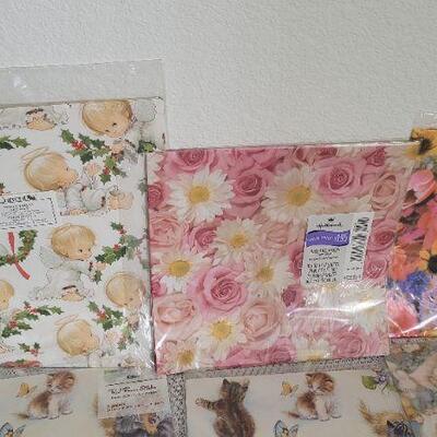 Lot 50: Assorted New Sealed Wrapping Paper Sets